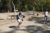 Byron Petanque ~ tossing a pointer
