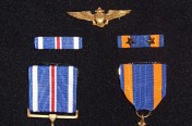 WWII Awarded Distinguished Flying Cross & Air Medal with 2 Gold Stars