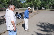 Friendly game of Petanque 